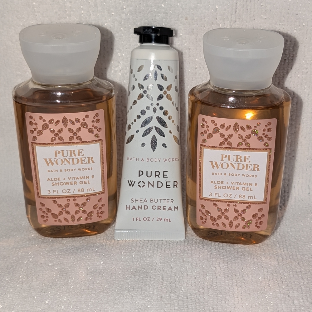 BBW - Pure Wonder Travel Size Bundle - New - Pink Label
